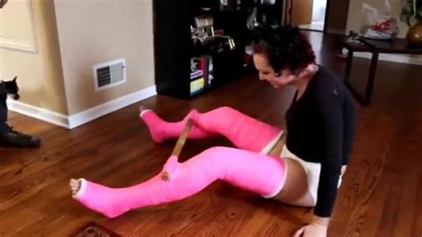 Double Long Leg Cast Porn Videos