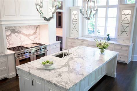 White marble has long been dominant in kitchens. Luxury Kitchen Designs That Feature Waterworks