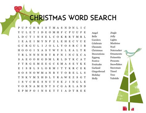 Christmas Word Search As For Me And My Homestead
