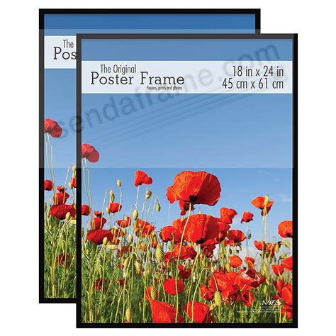 black plastic poster size frame with corrugated backing 2 pack picture frames photo albums