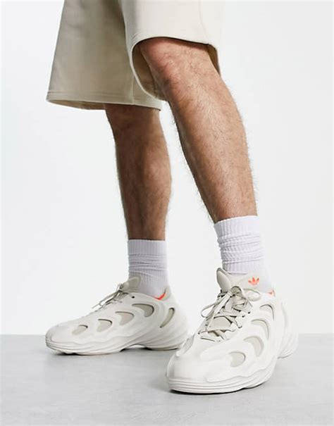 Adidas Originals Adifom Q Sneakers In Off White Asos