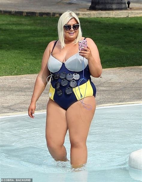 Gemma Collins Oozes Confidence In Sexy One Piece In Tenerife Daily