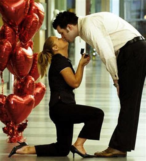Let's face it, when it comes to expressing your feelings, there are many cute ways to propose to a guy you can go about doing it. a woman propose to man | Easy wedding planning, Marriage, Proposal