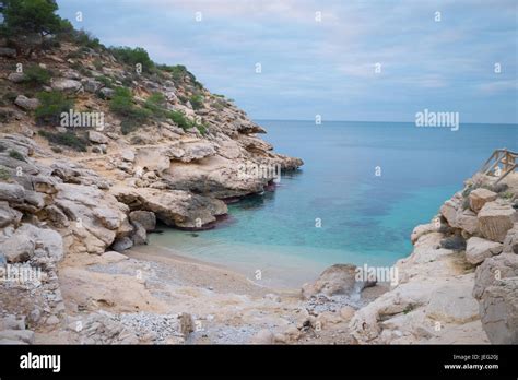 Conill One Of The Most Popular Nudist Beaches On Costa Blanca Spain Amidst Scenic Rocky