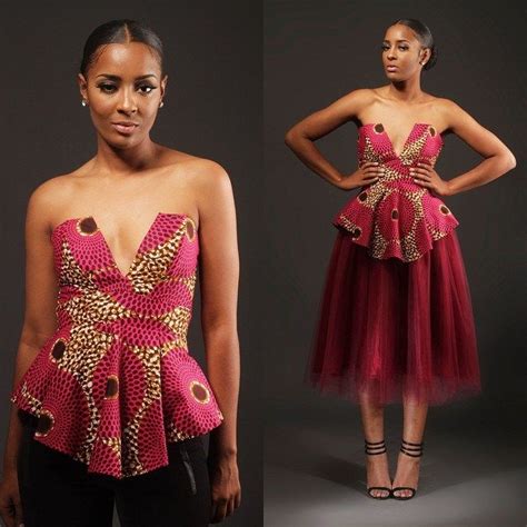 Ankara Corset African Print Fashion African Fashion Dresses African Design Dresses