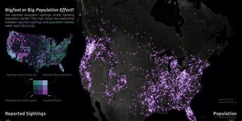 Bigfoot Sightings Map See 92 Years Of Squatch In The Us
