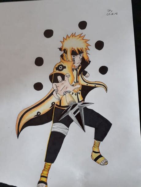 Naruto Six Paths Sage Mode Manga Anime Wallpaper