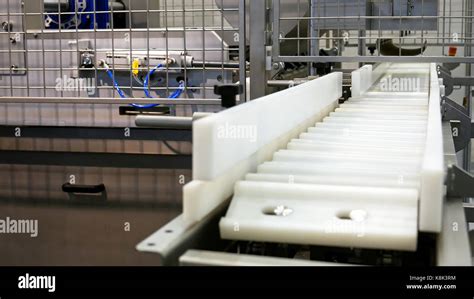 Food Factory Automated Robotic Conveyor Line Stock Photo Alamy