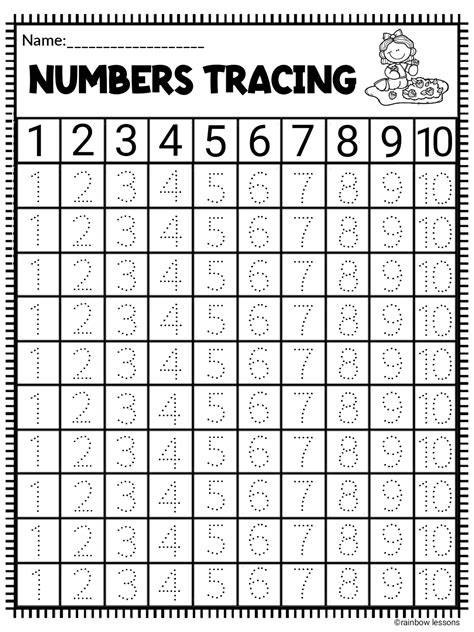 Trace Numbers 1 20 Free Printable 16 Missing Number Worksheets 1 20