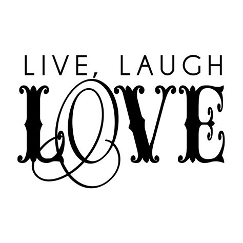 Live Laugh Love Wall Art Sticker Apex Stickers
