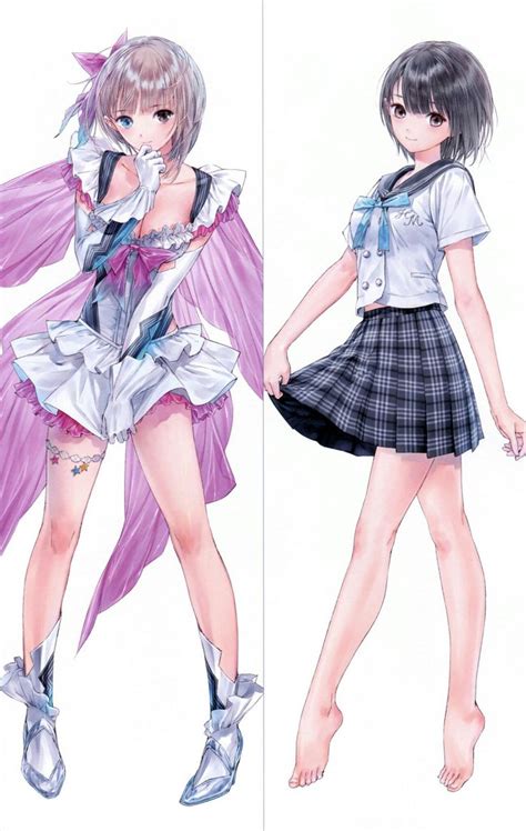 Shirai Hinako Blue Reflection The Two Side 美少女イラスト