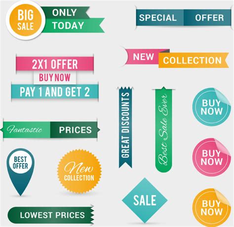 Promotion Label Free Vector Download 9275 Free Vector For Commercial