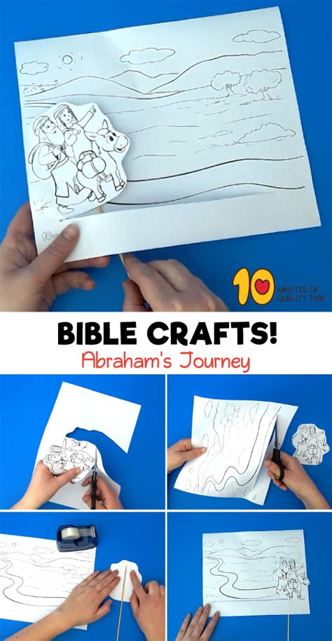 Abrahams Journey To The Promised Land Craft Bible Crafts Sunday