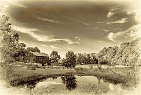 A Country Place 2 Sepia Photograph By Steve Harrington Fine Art America