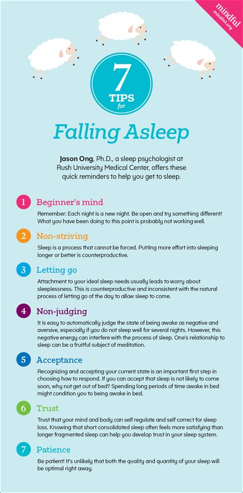 Seven Tips For Falling Asleep Mindful