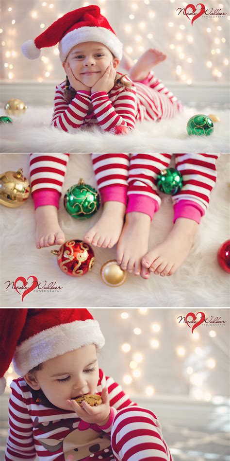Christmas Indoor Photography Set Little Girls Holiday