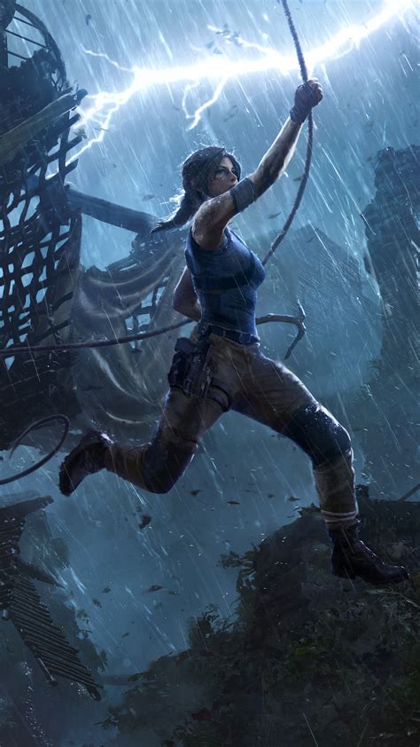 1440x2560 2018 Lara Croft Shadow Of The Tomb Raider Samsung Galaxy S6 ...