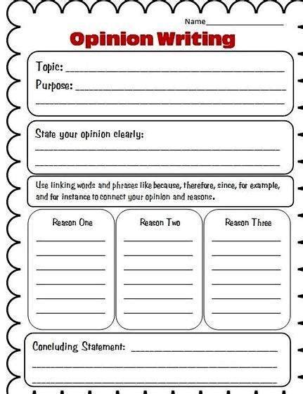 5th Grade Opinion Writing Prompts With Articles Of