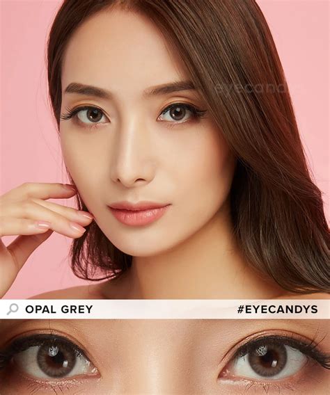 Buy Eyecandys Opal Grey Coloured Contacts Eyecandys Colored