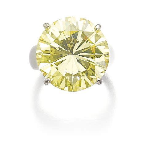 Fancy Intense Yellow Diamond Ring Magnificent Jewels And Noble Jewels