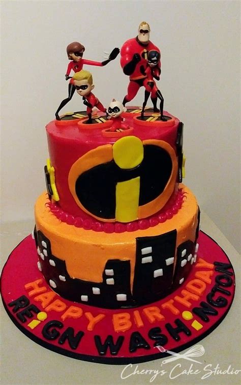 Incredibles Cake Cake Decorating Cake Character Cakes