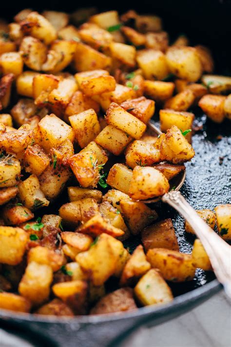 Easy Skillet Breakfast Potatoes Recipe Little Spice Jar