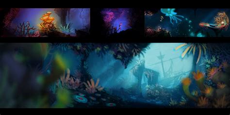 Rayman Origins Environment Style Reference Concept Art