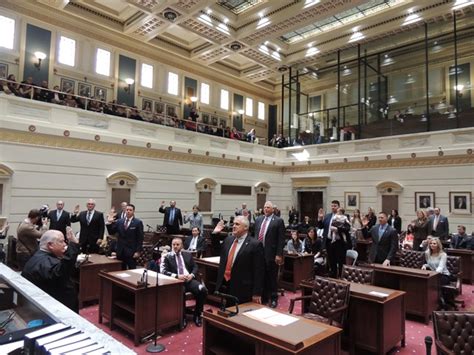 Senators Take Oath Of Office Oklahoma Senate