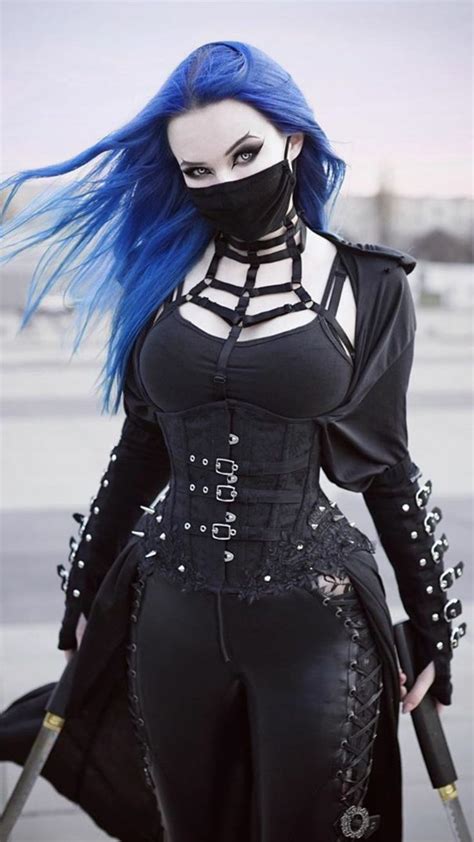 Pin By Spiro Sousanis On Blue Astrid Gothic Outfits Goth Outfits