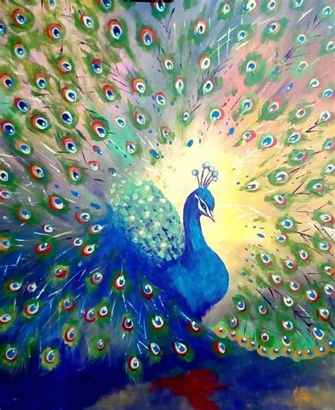 Peacock Paintings For Sale Art In Bulk