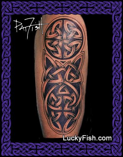 Duleek Sleeve Celtic Tattoo Design Luckyfish Art