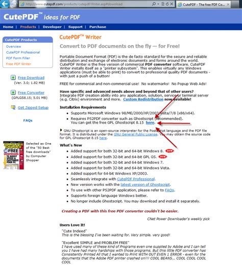 Download Cutepdf Writer 40 For Windows 2023