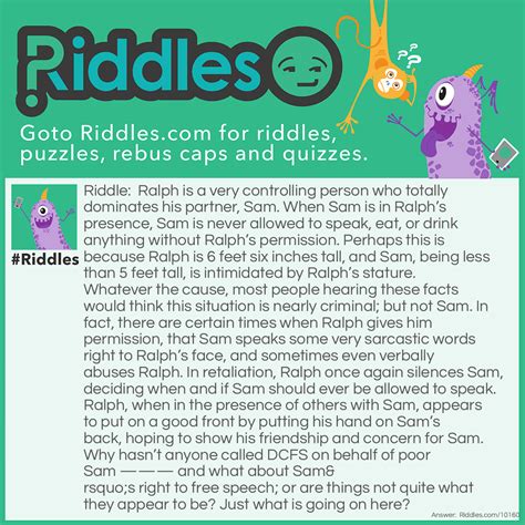Control Issues Riddle And Answer Riddles Com