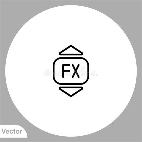 Forex Vector Icon Sign Symbol Stock Illustration Illustration Of