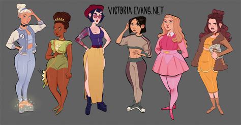 Artist Reimagined The Disney Princesses As Modern Teens And The Results