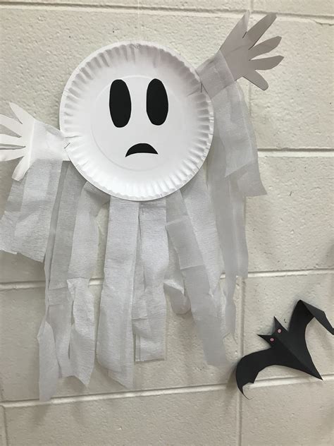 Paper Plate Ghost Projects For Kids Craft Projects Craft Projects