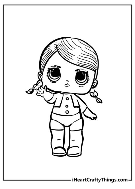 Lol Dolls Coloring Pages Free Printable Lol Dolls Coloring Pages Lol