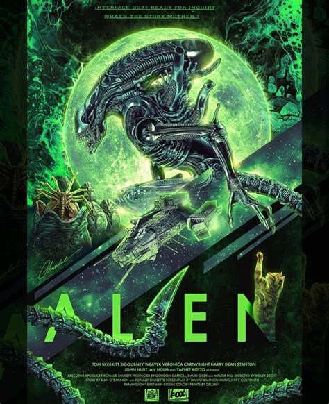 𝗟𝘂𝗶𝘀 𝙉𝙊𝙎𝙏𝙍𝙊𝙈𝙊 On Twitter Alien Poster Inspired In Aliens Too Swipe