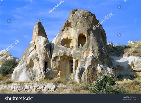 Cave Church Near Goreme Cappadocia Turkey Stock Photo 3670414