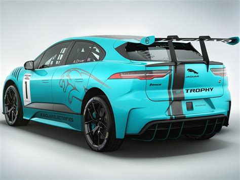 Jaguar I Pace Etrophy Racecar 2018 Championnat 100 électrique