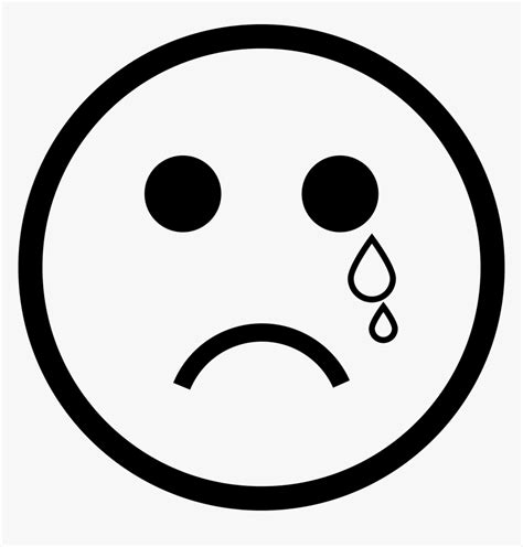 Crying Clipart Black And White