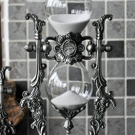 Antique Metal Hourglass Goth 15 30 Minute Hourglass Retro Etsy