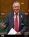 Peter Hain MP, speaks during a debate in the House of Commons, London ...