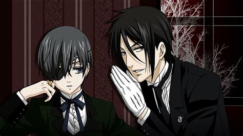 Sebastian Michaelis Ciel Phantomhive Kiss