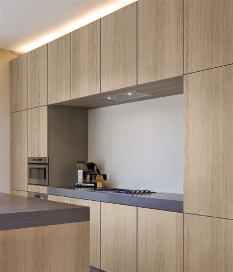 Prima Timber Veneer Finish Good Quality Modern Designs Kitchen Cabinets