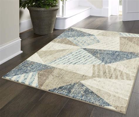 Broyhill Blue And Brown Modern Angles Area Rug 48 X 66 1 Ct Shipt