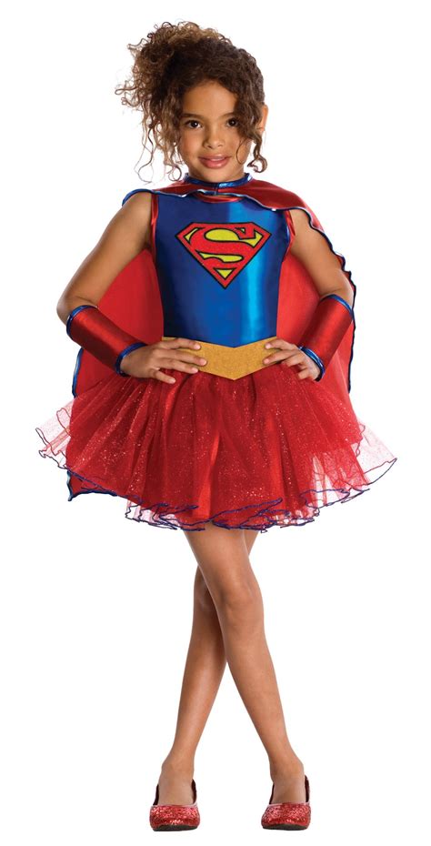 Justice League Childs Supergirl Tutu Dress Medium Supergirl