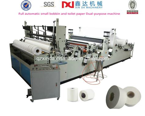 Full Automatic Small Bobbin Toilet Paper Maxi Rolls Making Machine China Toilet Paper Machine