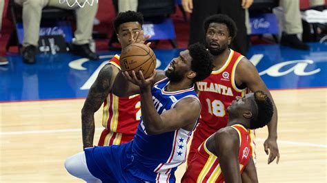 Joel Embiids 40 Point Game 2 Vs Hawks Reminded Doc Rivers Of Hakeem Olajuwon Rsn