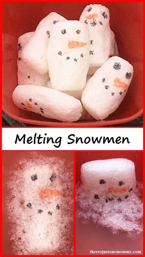Super Fun Melting Snowman Stem Activity Winter Stem Activities